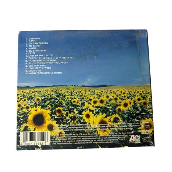 STONE TEMPLE PILOTS: THANK YOU LIMITED EDITION CD - DVD! 2003 ATLANTIC! NR-MINT - Picture 6 of 6